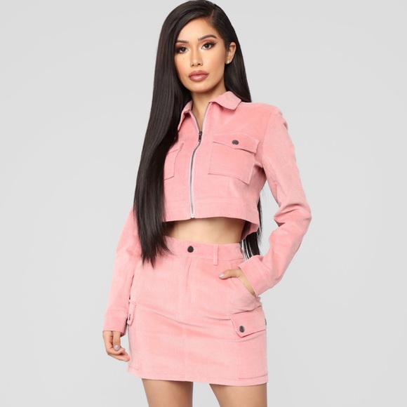 Fashion Nova Dresses & Skirts - Fashion Nova NWT Klarissa Corduroy Skirt Set